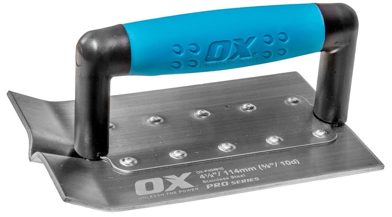 4-1/2 inch by 7 inch OX Pro medium groover with 1 inch depth for concrete control joints.
