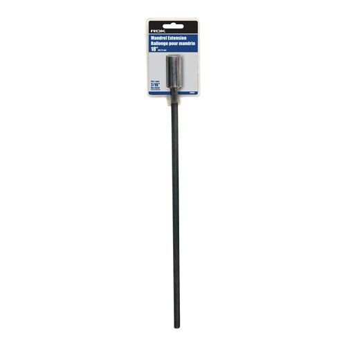 18 inch mandrel extension for hole saw arbors and auger bits.