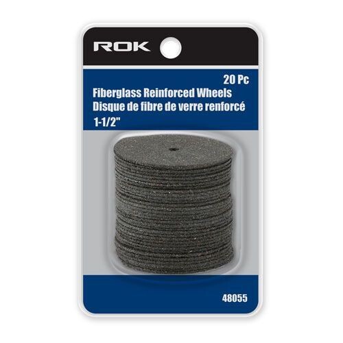 1-1/2 inch fiberglass reinforced rotary tool wheel.