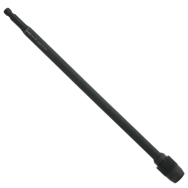 3/8 inch universal extension for extending hole saw and mandrel reach.