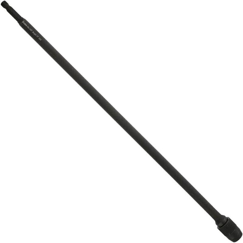 3/8 inch by 18 inch universal extension for deep hole saw and mandrel reach.