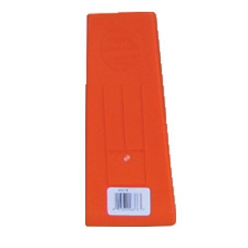 7 Inch plastic wedge for shimming and leveling on the job site.