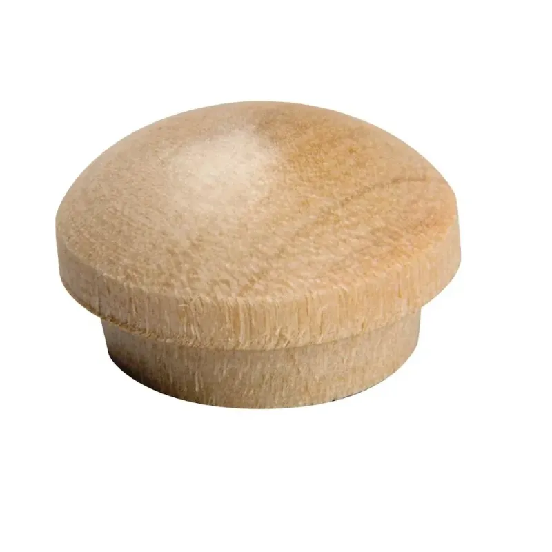 3/8 Pack of twenty-five 3/8 inch mushroom head plugs for covering screw holes.