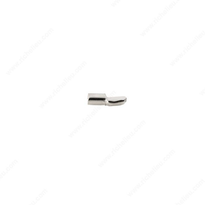 7mm nickel shelf support pin for adjustable cabinet shelving.