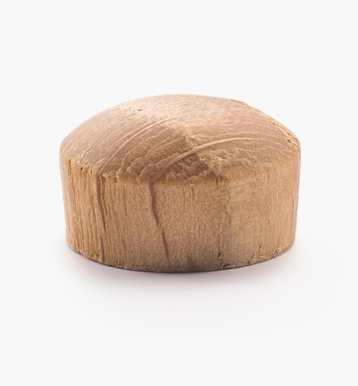 1/2 inch round oak wood plug, pack of 25.