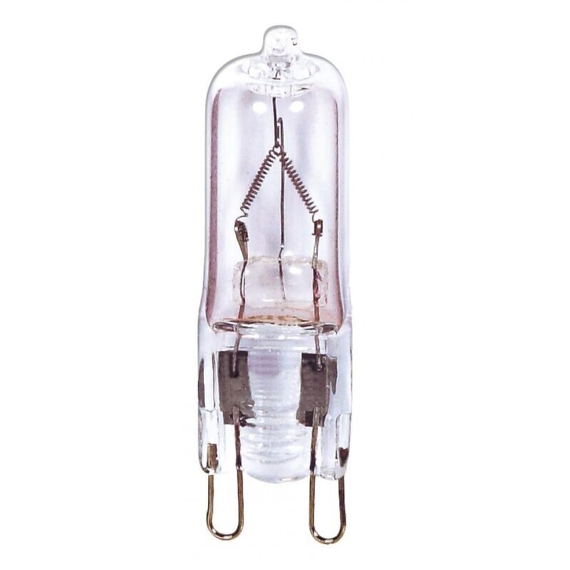 100W G9 halogen light bulb for small fixture sockets.