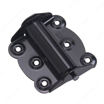 3 inch black spring hinge for self-closing doors.