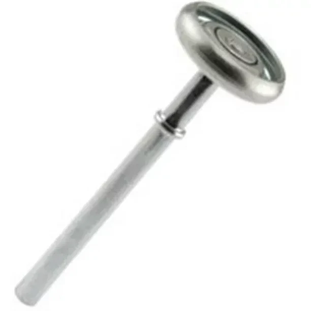 Standard garage door roller for smooth track movement.
