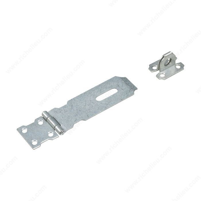 4-1/2 inch galvanized hasp for gates and shed doors.