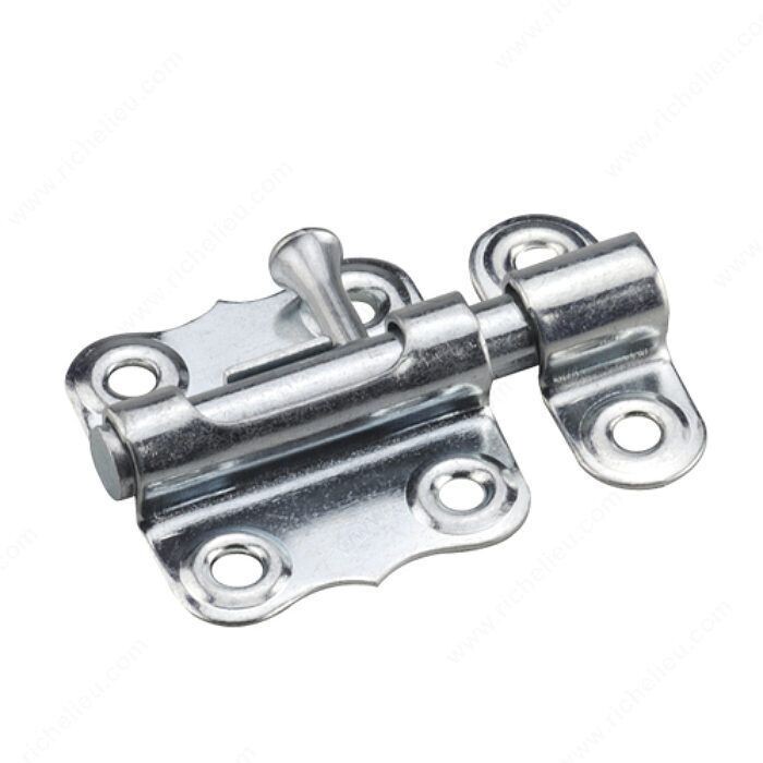 2 Inch zinc barrel bolt for doors and gates.