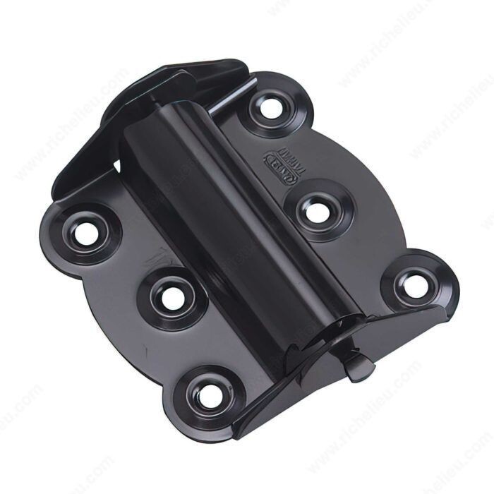 3 inch spring hinge in black finish, for self closing screen and storm doors.