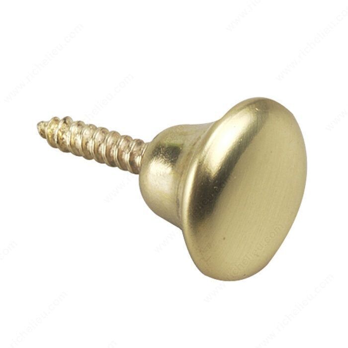 1/2 inch screw-in knob.