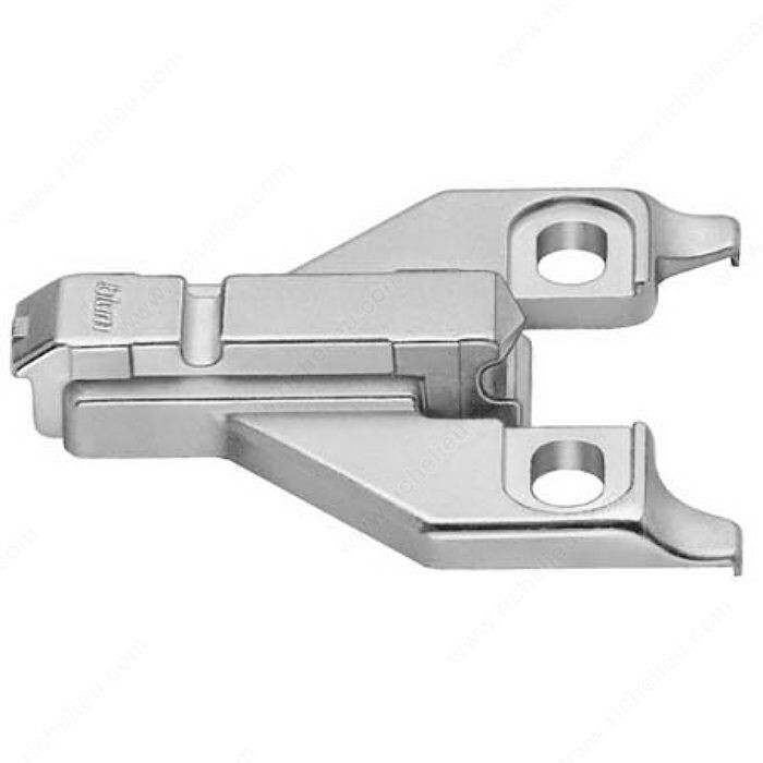 BLUM MOUNTING PLATE 0MM Blum 0 millimetre cabinet hinge mounting plate.