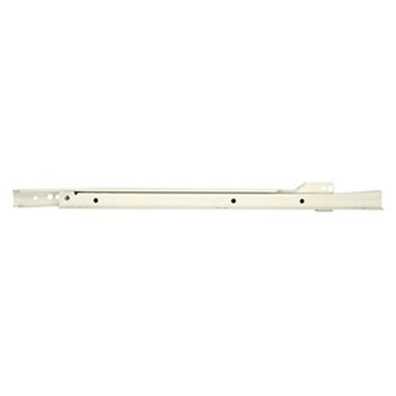 DRAWER SLIDE 400MM (16 400mm (16 inch) white drawer slide for cabinets.
