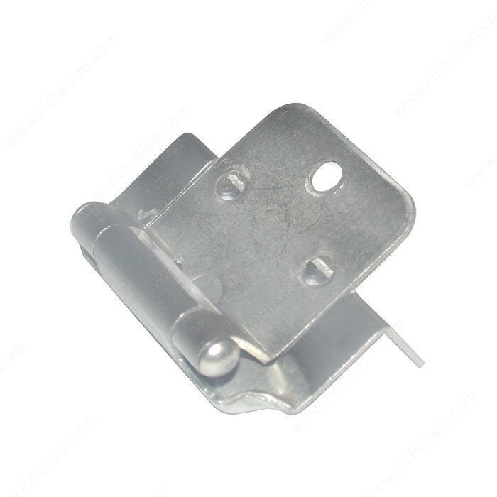 1/2 inch overlay self-closing cabinet hinge.