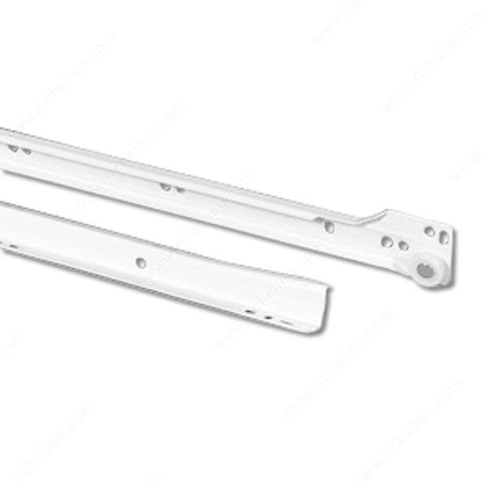 16 inch white drawer slide for cabinet and furniture drawers.