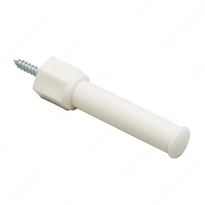 3-1/4 3-1/4 inch wall mounted door stop with a soft bumper, for protecting walls from door handles.