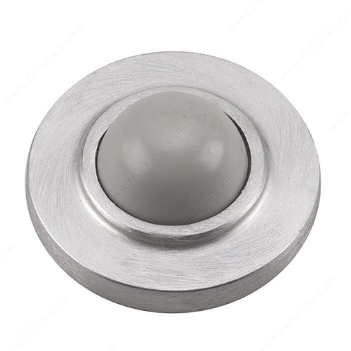2-1/2 inch wall mount convex door stop for doors.