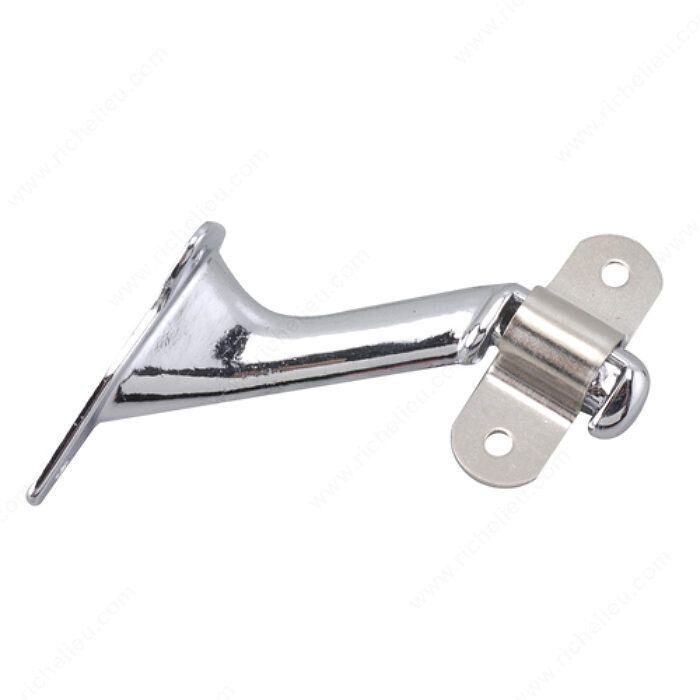 2-1/4 inch handrail bracket in a chrome finish for mounting stair and hallway rails.