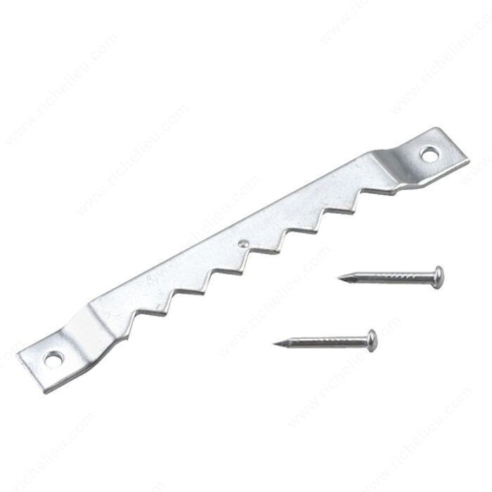 2-1/2 inch self leveling picture hangers, 20 lb capacity, sold six per pack.
