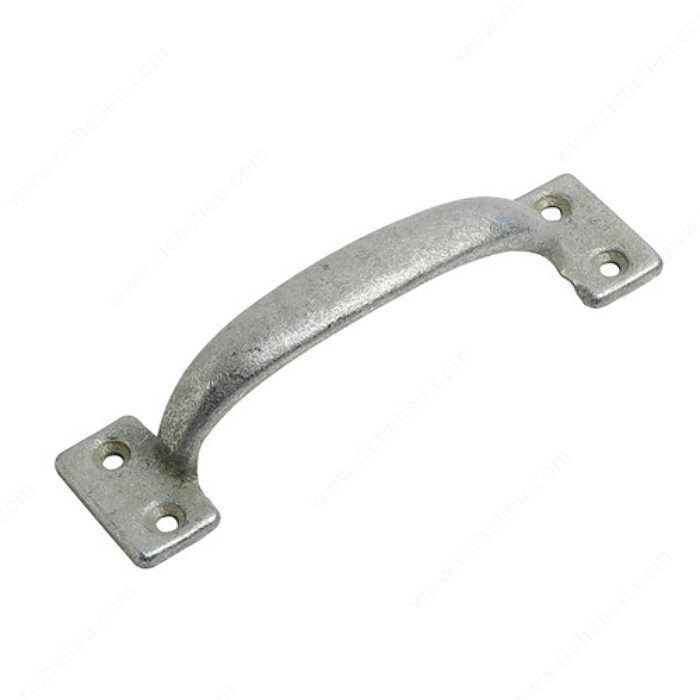 5-3/4 Inch Galvanized Utility Pull, a steel handle for gates, drawers, and shed doors.