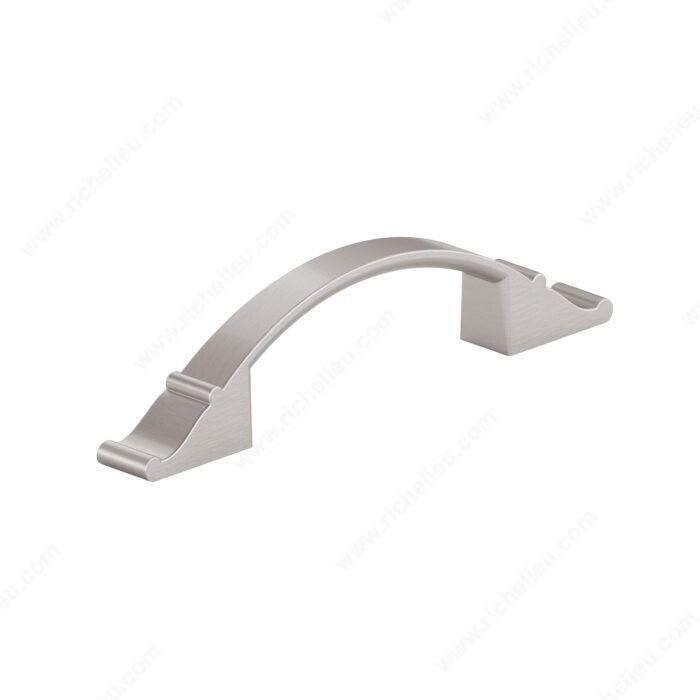 3 inch traditional style metal pull, for cabinet doors and drawers.