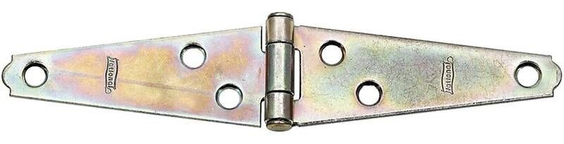 3 inch zinc light strap hinge, for gates and shed doors.