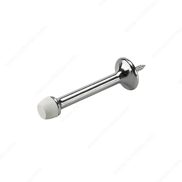 3 3 inch rigid chrome door stop for keeping doors off the wall.