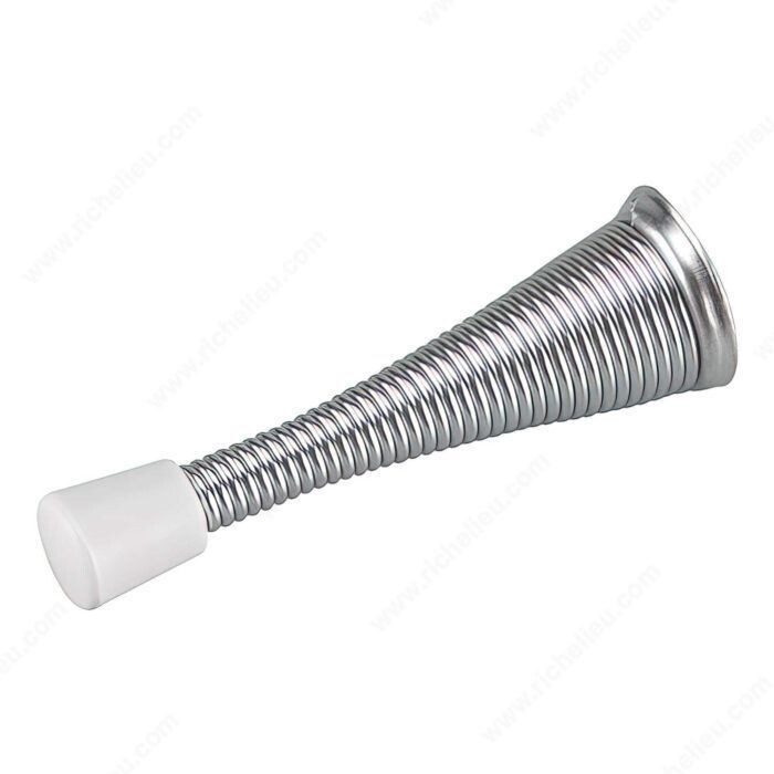 3 3 inch flexible zinc door stop for keeping doorknobs off walls.