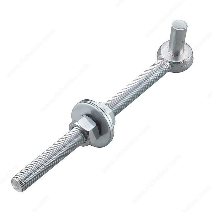5/8 Inch x 8 Inch Zinc Plated Bolt Hook for hanging chains and gates.