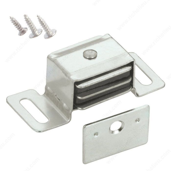 MAGNETIC CABINET LATCH Magnetic cabinet latch for cabinet doors.