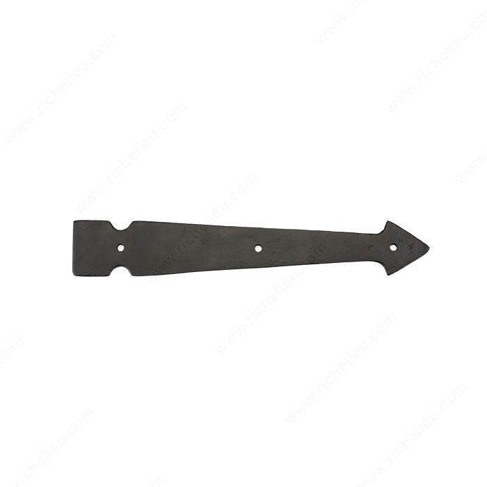 DECORATIVE FALSE HINGE FOR BARN DOOR Decorative false hinge for barn doors, for a classic strap hinge look.