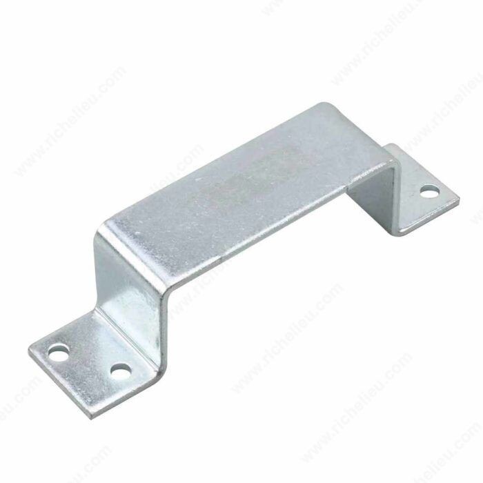 BAR HOLDER Steel bar holder bracket for securing doors with a wood security bar.
