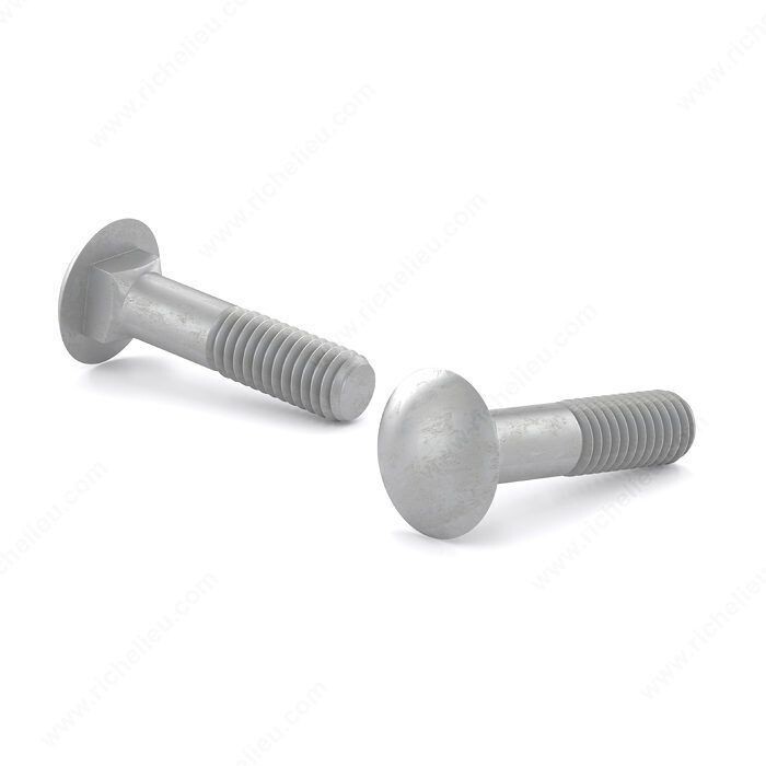 1/4 x 3-1/2 inch hot dip galvanized carriage bolt.