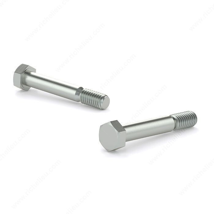 1/2 inch by 1-1/2 inch zinc plated hex bolt.