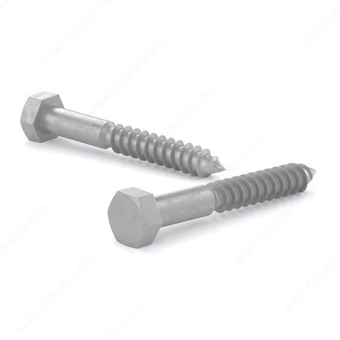 1/4 inch x 4-1/2 inch galvanized lag screw.
