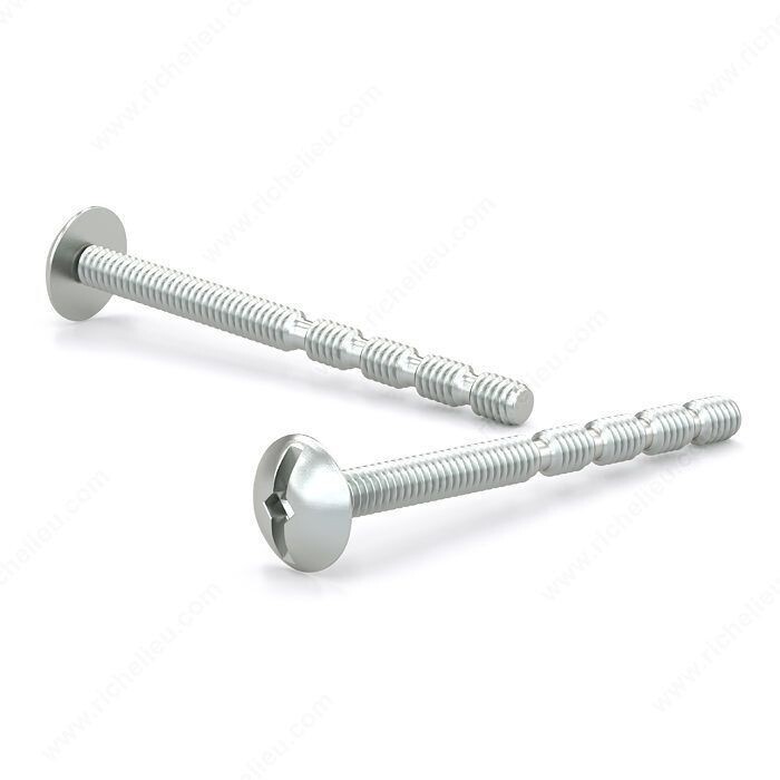 8-32 X 2 8-32 by 2 inch zinc pan head breakaway screws, pack of 100.