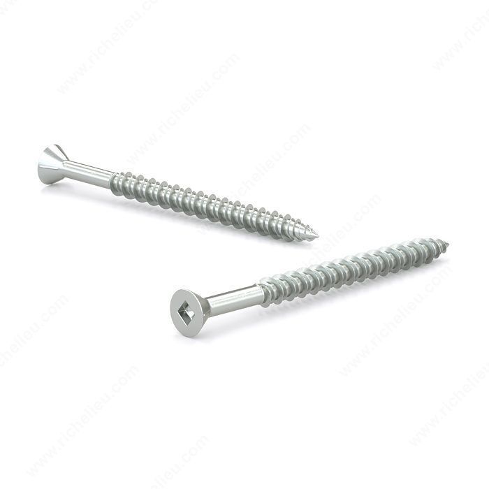 #8 x 2 inch flat head particle board screw, 10 pack.
