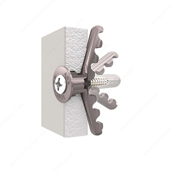 1/4 1/4 inch Alligator plastic anchors.