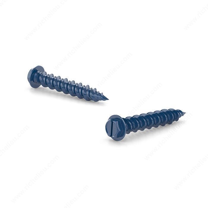 1/4 1/4 x 1-3/4 inch hex head concrete screws, 100 pack.