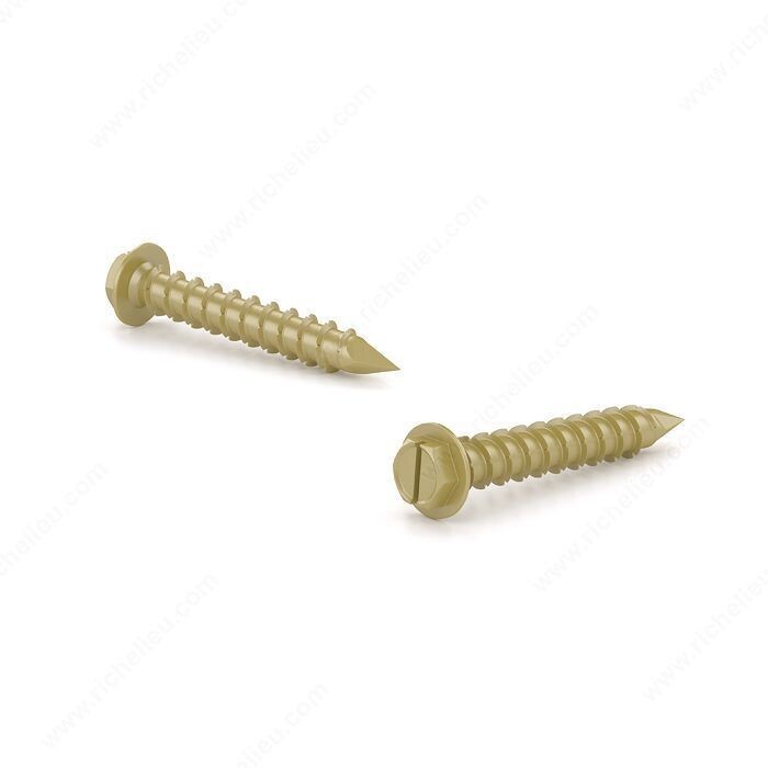 3/16 3/16 inch by 2-1/4 inch Gold Tap Pro hex head concrete screw with gold seal coating, 50 pack.