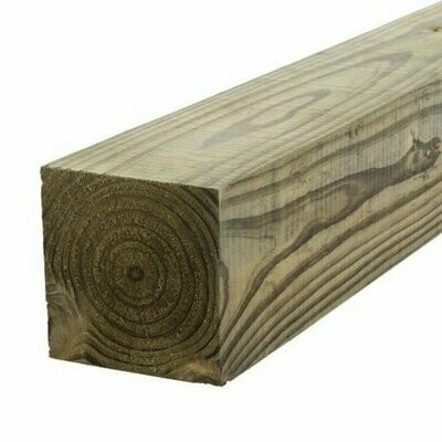 ACQ Treated Hemlock 4” x 4” - 8' Full Dimension ACQ Treated Hemlock 4” x 4” - 8' Full Dimension