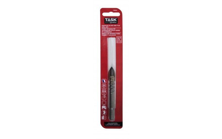 Task 1/2 1/2 inch premium glass and tile drill bit.