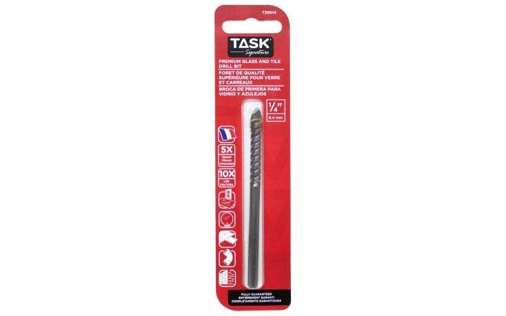 1/4 inch premium glass and tile drill bit.