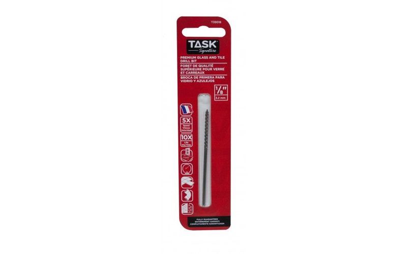 1/8 inch premium glass and tile drill bit.