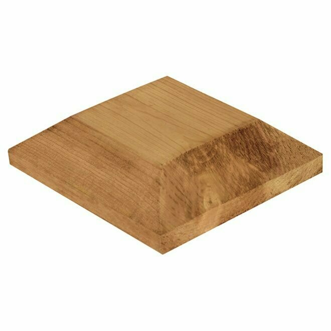 Cedar Post Cap for 4x4 Posts