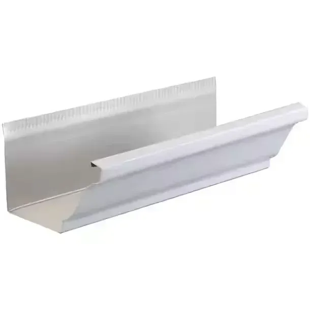 4 4" X 10" White Gutter