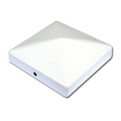 Post Cap White Metal 3.5" (For Dressed Posts)