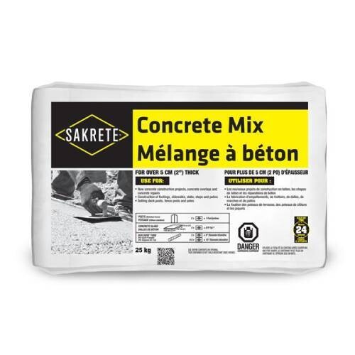 Sakrete Concrete Mix Ready-Mix 25kg/55lb