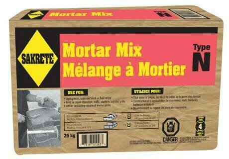 Sakrete Mortar Mix 25kg/55lb Sakrete Mortar Mix 25kg/55lb